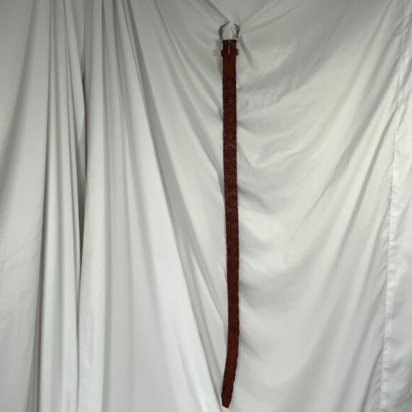 Mens Genuine Leather Belt Size 38 (H12) - Picture 3 of 4